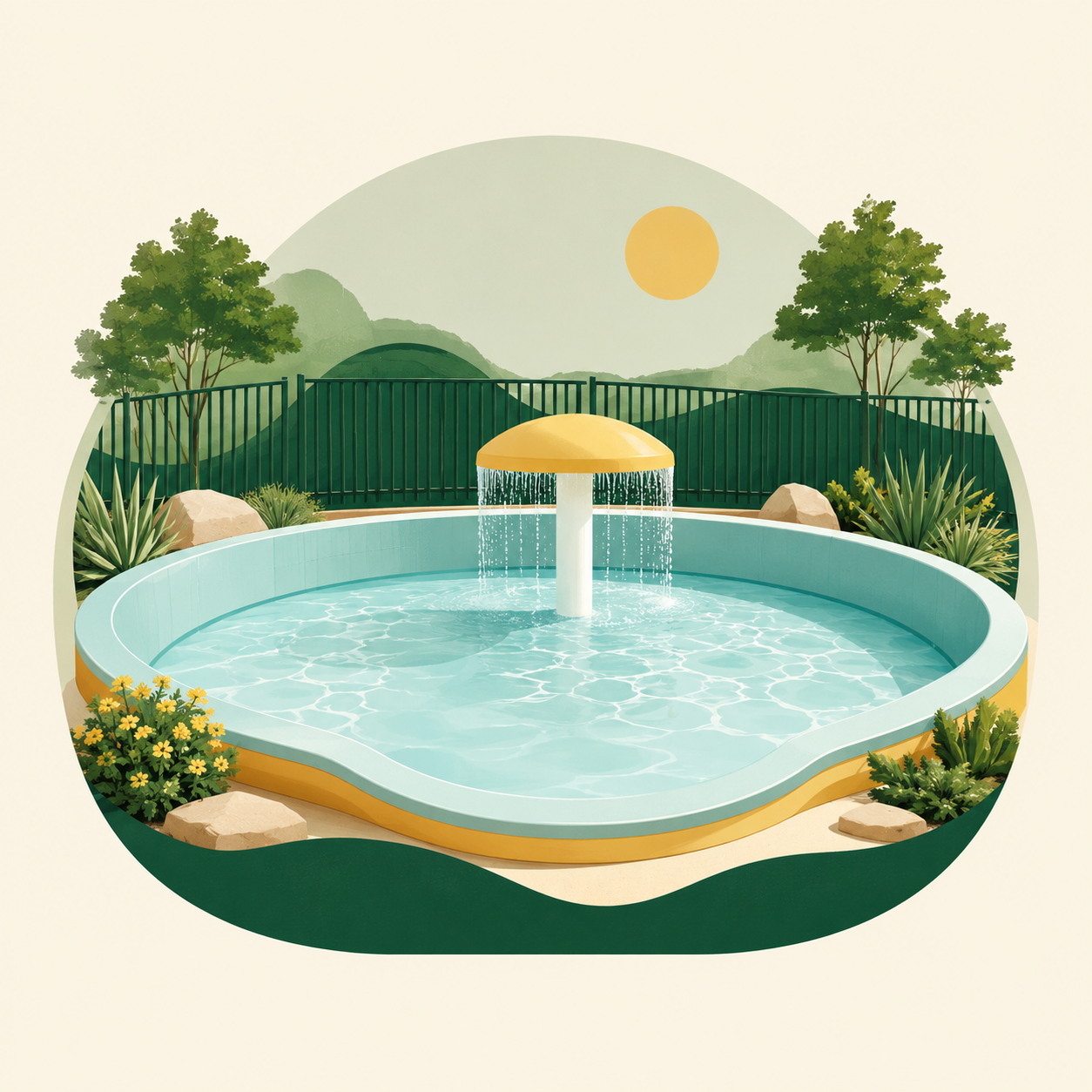 Kiddies Pool Re-lined